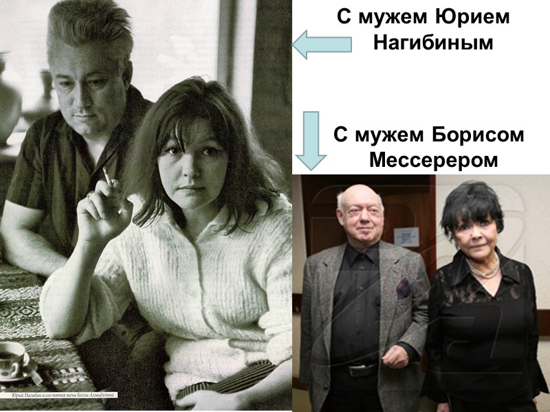 С мужем Юрием Нагибиным          С